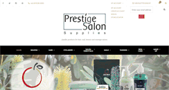 Desktop Screenshot of prestigesalonsupplies.com.au